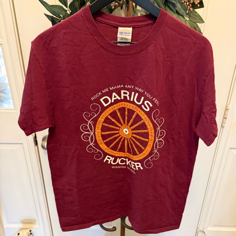 Darius Rucker Wagon Wheel Country Western Music Concert Graphic Tee T Shirt M